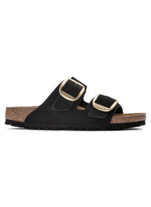Sandália Arizona Big Buckle Nubuck Leather Birkenstock 1023290 Black