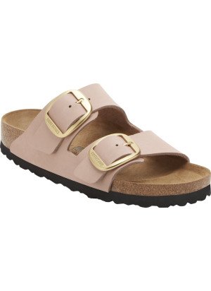 Sandália Arizona Big Buckle Nubuck Leather Birkenstock 1026583 Soft Pink