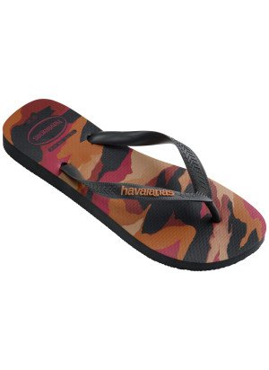 Chinelo De Praia  Top Camu Havaianas 4141398.7538 New Graphite/New