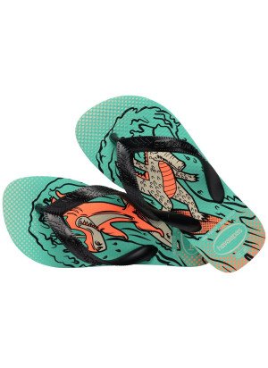 Chinelo De Praia Top Kids Top Fun Virtual Havaianas 4148974.7444 Green