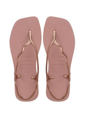 Soleil Beach Sandals Havaianas 4148977.1729 Crocus Rose/Gold