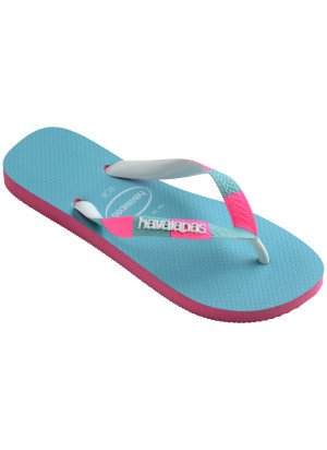 Top Verano II Beach Flip Flops Havaianas 4148986.0838 Pink/White