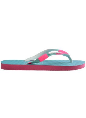 Top Verano II Beach Flip Flops Havaianas 4148986.0838 Pink/White