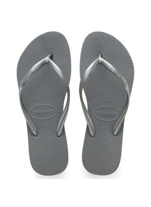Slim Beach Flip Flops Havaianas 4000030.5178 Steel Grey