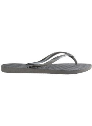 Slim Beach Flip Flops Havaianas 4000030.5178 Steel Grey