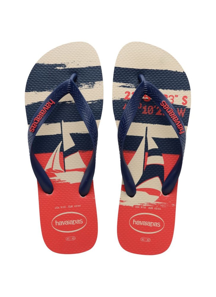 Top Nautical Beach Flip Flops Havaianas 4137126.6121 Beige Straw Top Nautical Beach Flip Flops Havaianas 4137126.6121 Beige Straw