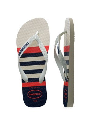 Chinelo De Praia Top Nautical Havaianas 4137126.6349 White