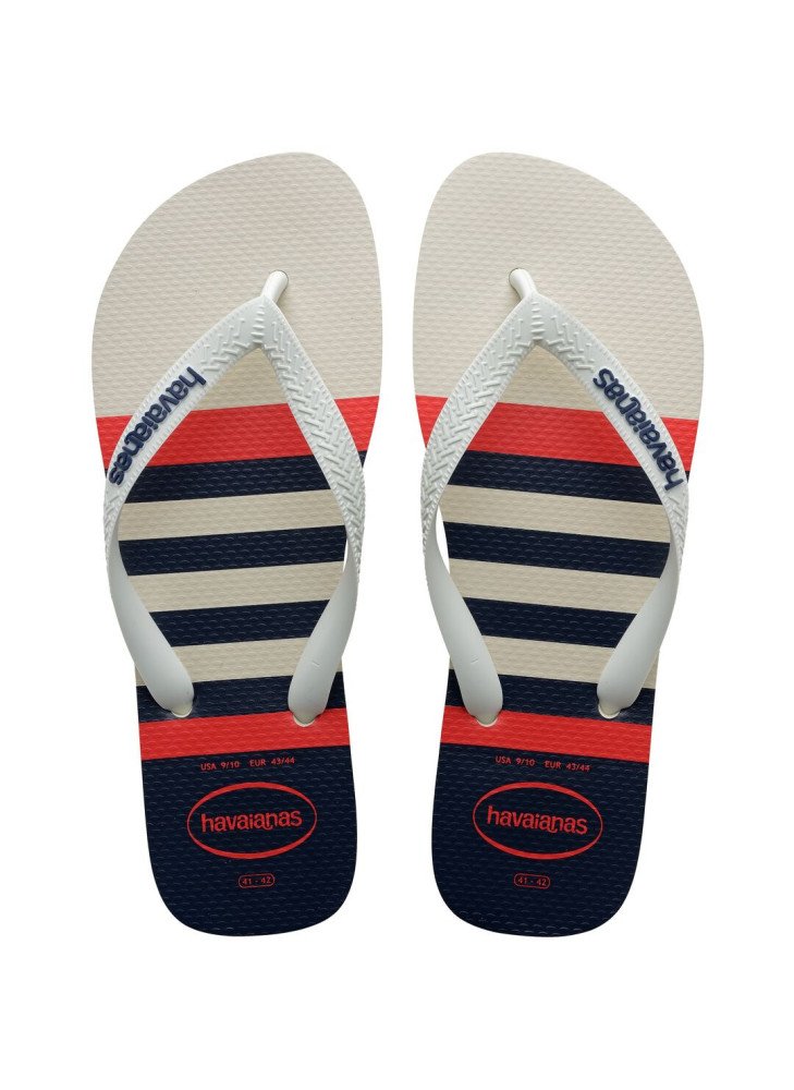 Chinelo De Praia Top Nautical Havaianas 4137126.6349 White Chinelo De Praia Top Nautical Havaianas 4137126.6349 White