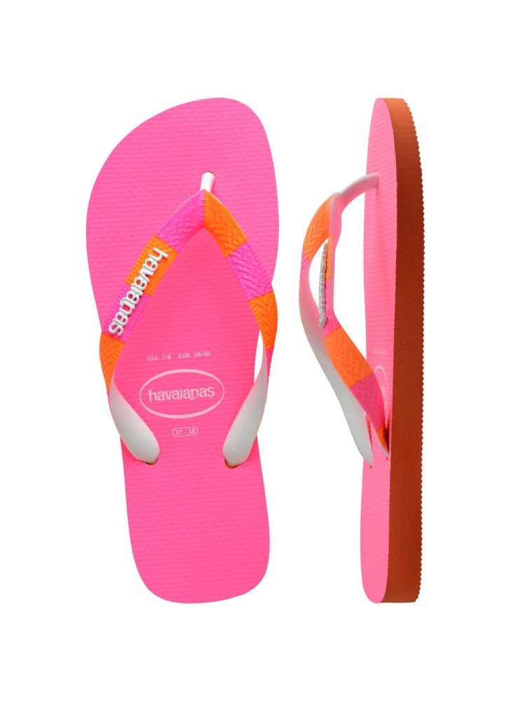 Top Verano II Beach Flip Flops Havaianas 4148986.5568 Sunset Orange