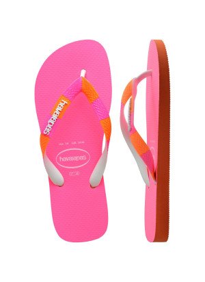 Top Verano II Beach Flip Flops Havaianas 4148986.5568 Sunset Orange