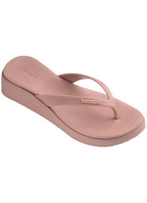 High Platform Beach Flip Flops Havaianas 4149329.3544 Crocus Rose