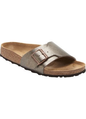 Sandália Catalina BS Birko Flor Birkenstock 1026622 Graceful Taupe