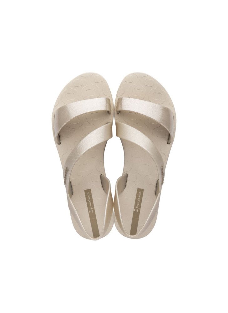 Sandália De Praia Vibe Fem Ipanema 82429.AJ080 Beige/ Glitter Beige