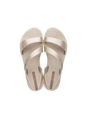 Sandália De Praia Vibe Fem Ipanema 82429.AJ080 Beige/ Glitter Beige