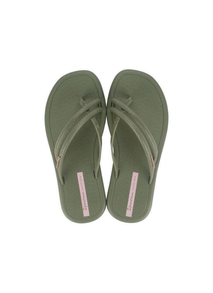 Meu Sol Rasteira Beach Flip Flops Ipanema 27133.AV907 Green/Pink