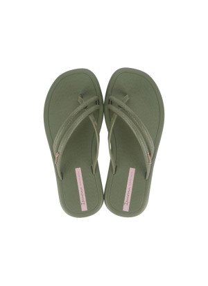 Meu Sol Rasteira Beach Flip Flops Ipanema 27133.AV907 Green/Pink