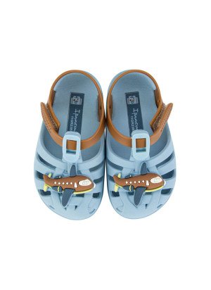 Summer XII Baby Beach Sandals Ipanema 83485.AR581 Light Blue/Brown