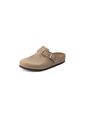 Boston Oiled Leather Sandal Birkenstock 960813 Tobacco Brown