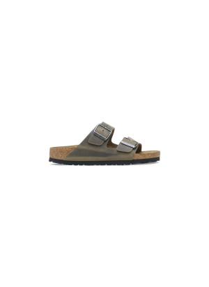 Arizona Oiled Leather Sandal Birkenstock 1027039 Faded Khaki
