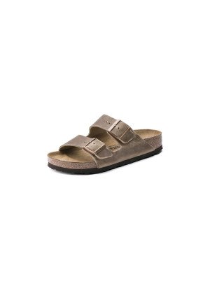 Sandália Arizona Oiled Leather Birkenstock 0352201 Tobacco Brown
