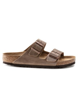 Sandália Arizona Oiled Leather Birkenstock 0352201 Tobacco Brown