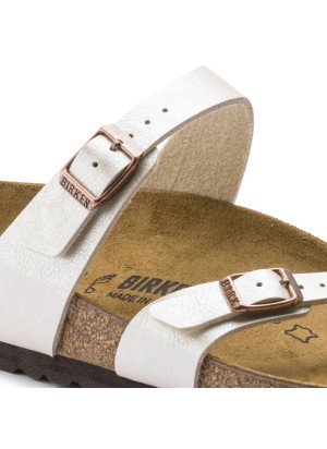 Mayari Birko-Flor Sandal Birkenstock 0071661 White Pearl Graceful
