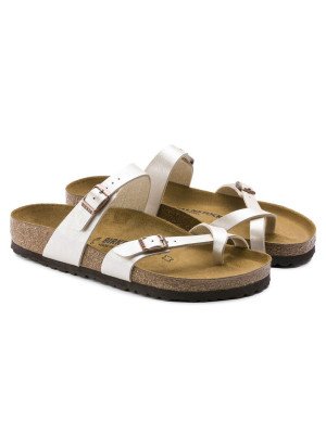 Mayari Birko-Flor Sandal Birkenstock 0071661 White Pearl Graceful