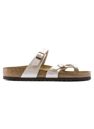Mayari Birko-Flor Sandal Birkenstock 0071661 White Pearl Graceful
