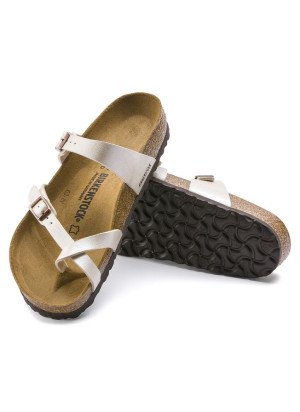 Mayari Birko-Flor Sandal Birkenstock 0071661 White Pearl Graceful