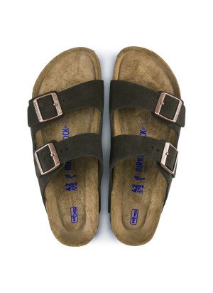 Sandália Arizona Soft Footbed Couro de Camurça 0951311 Moca