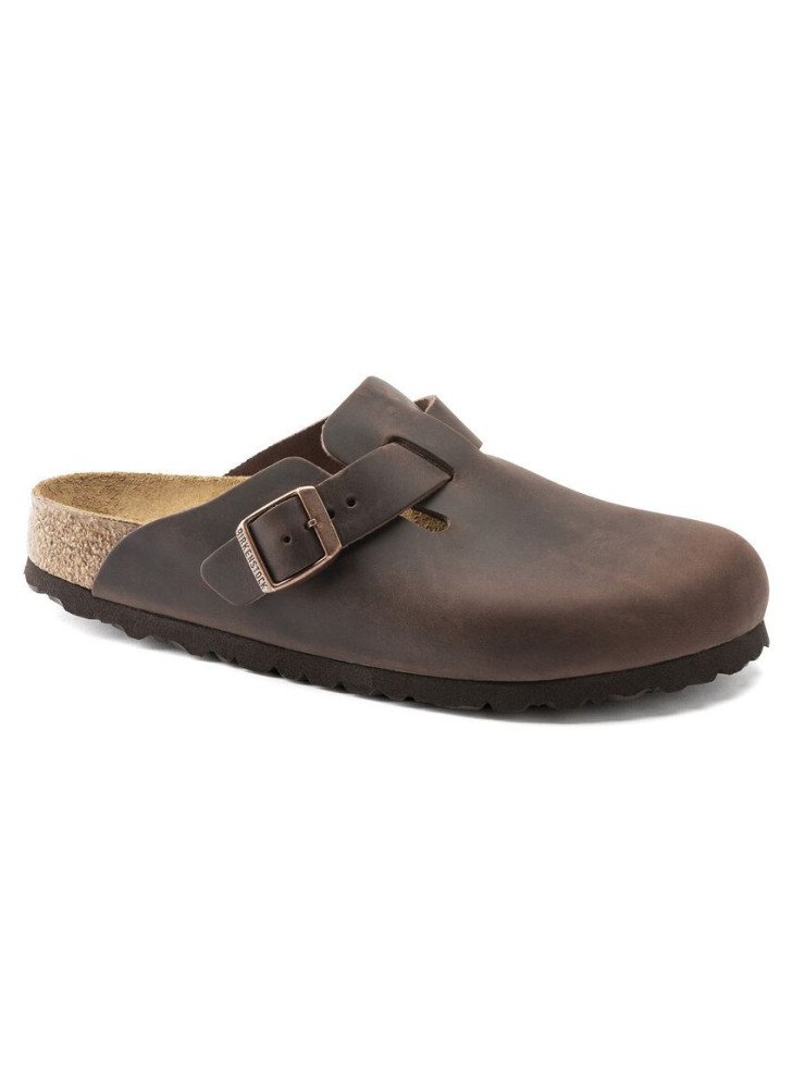 Boston Oiled Leather Sandal Birkenstock 0860131 Habana Boston Oiled Leather Sandal Birkenstock 0860131 Habana