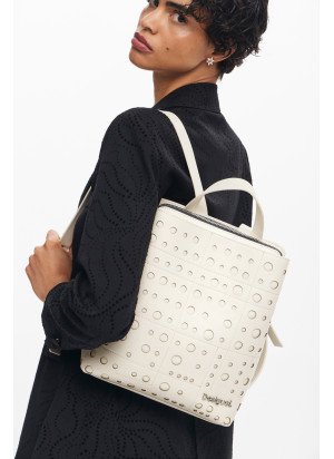 Mochila Círculos Desigual 24WAKP22-1008 Branco