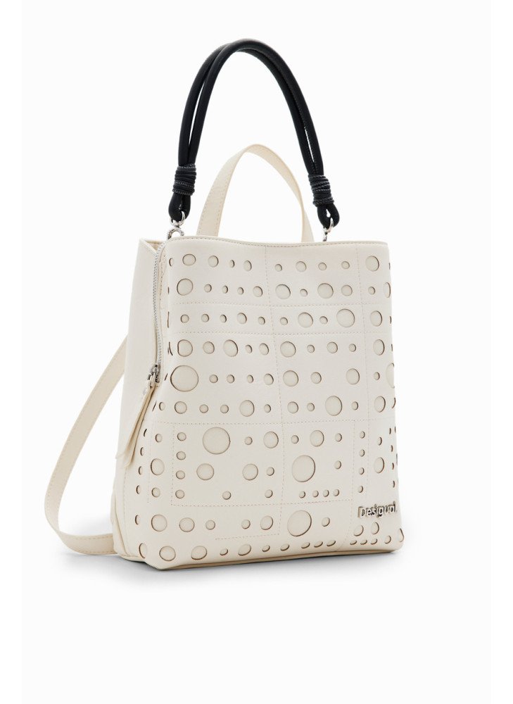 Circle Desigual Backpack 24WAKP22-1008 Crudo Beige Circle Desigual Backpack 24WAKP22-1008 Crudo Beige