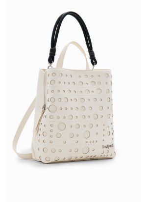 Mochila Círculos Desigual 24WAKP22-1008 Branco