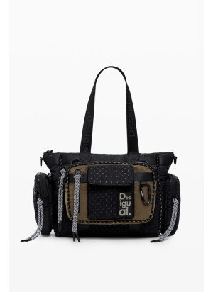 Voyager Bowling XL Multiposition Desigual Bag 24WAXY24-2000 Black
