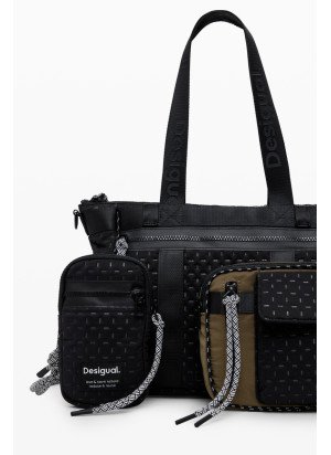 Voyager Bowling XL Multiposition Desigual Bag 24WAXY24-2000 Black