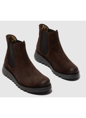 Bota SALV195FLY Fly London P143195-082 Oil Suede Expresso