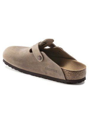 Boston Oiled Leather Sandal Birkenstock 0960811 Tabacco Brown
