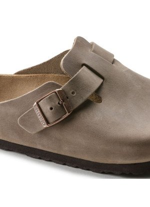 Boston Oiled Leather Sandal Birkenstock 0960811 Tabacco Brown