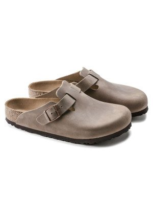 Boston Oiled Leather Sandal Birkenstock 0960811 Tabacco Brown