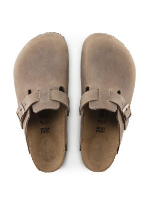 Boston Oiled Leather Sandal Birkenstock 0960811 Tabacco Brown
