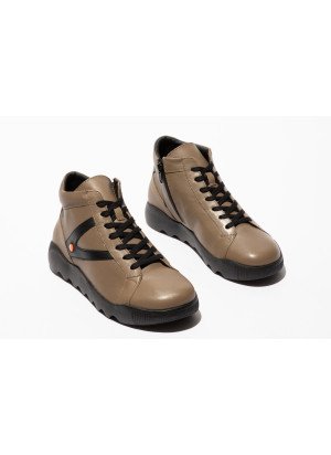 Bota WUDI764SOF Softinos P900764-005 Smooth Leather Sludge Black