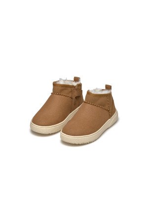 J Theleven Girl Boot Geox J46HUC 000AU C6627 Whisky