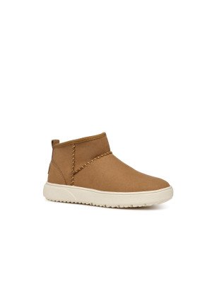 J Theleven Girl Boot Geox J46HUC 000AU C6627 Whisky