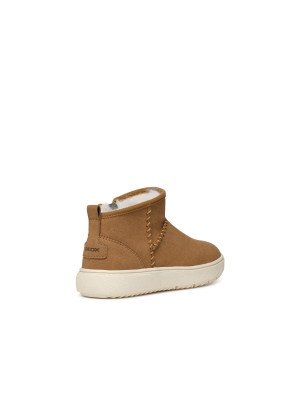 J Theleven Girl Boot Geox J46HUC 000AU C6627 Whisky