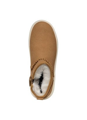 J Theleven Girl Boot Geox J46HUC 000AU C6627 Whisky
