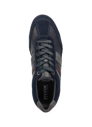 Weels Geox Shoes U52T5C-CF47J Navy/DK Burgundy