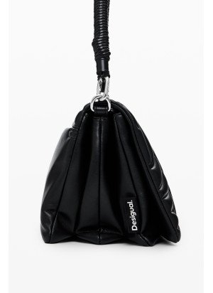 Bolsa tiracolo flores Desigual 24WAXP10-2000 Negro