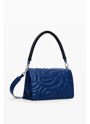 Bolsa tiracolo flores Desigual 24WAXP10-5031 Azul