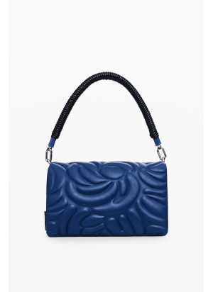 Bolsa tiracolo flores Desigual 24WAXP10-5031 Azul